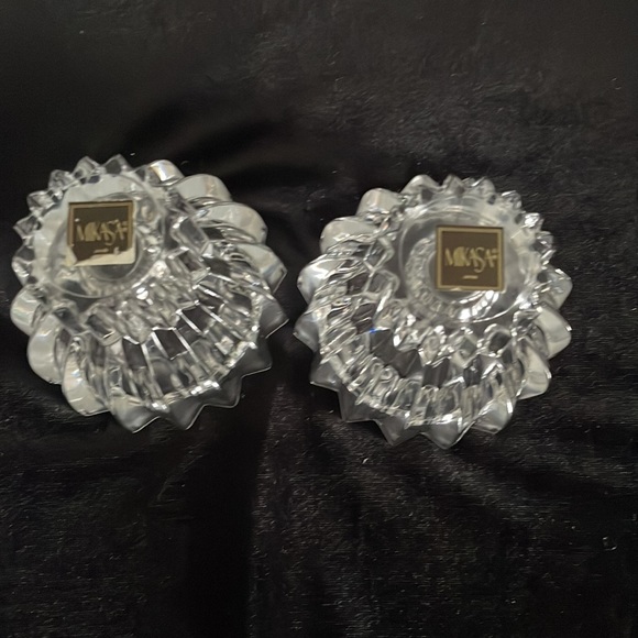 Pair of Mikasa candle holders - Picture 6 of 6